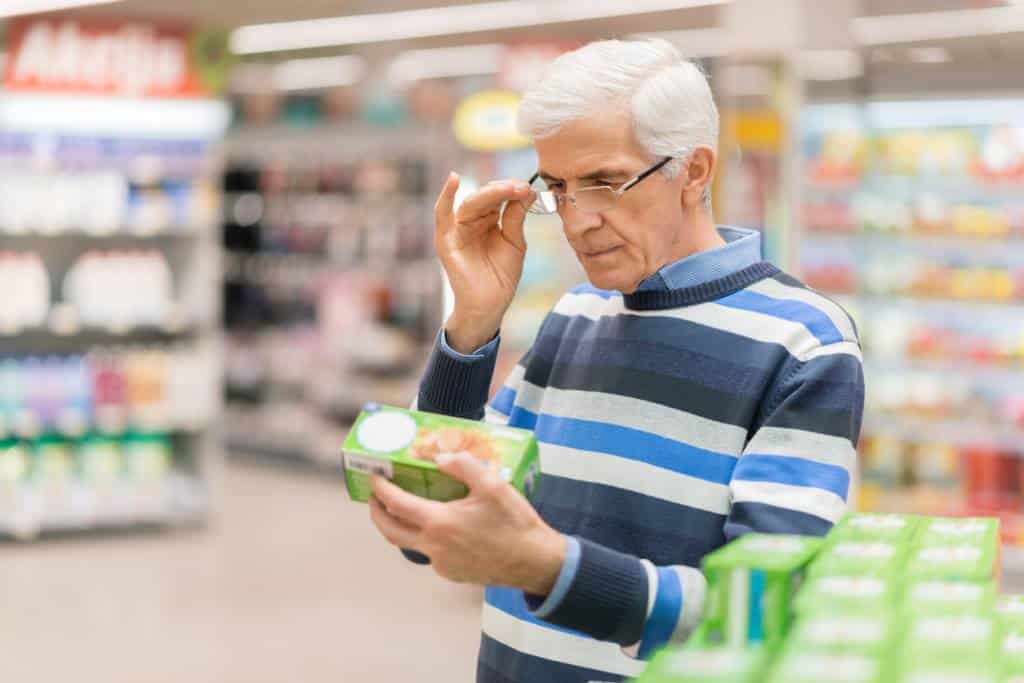 étiquette alimentaire