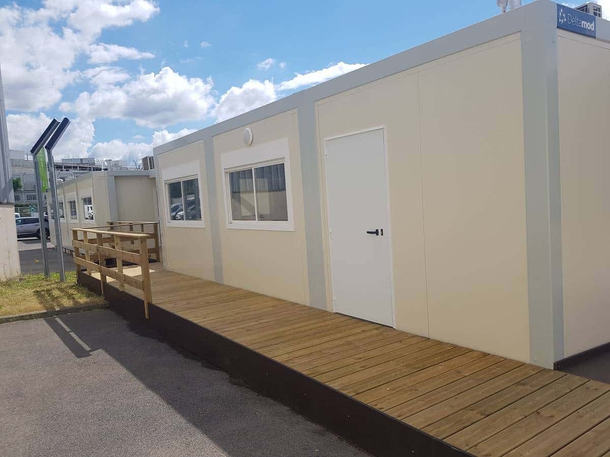 modulaire installation bureaux entreprise