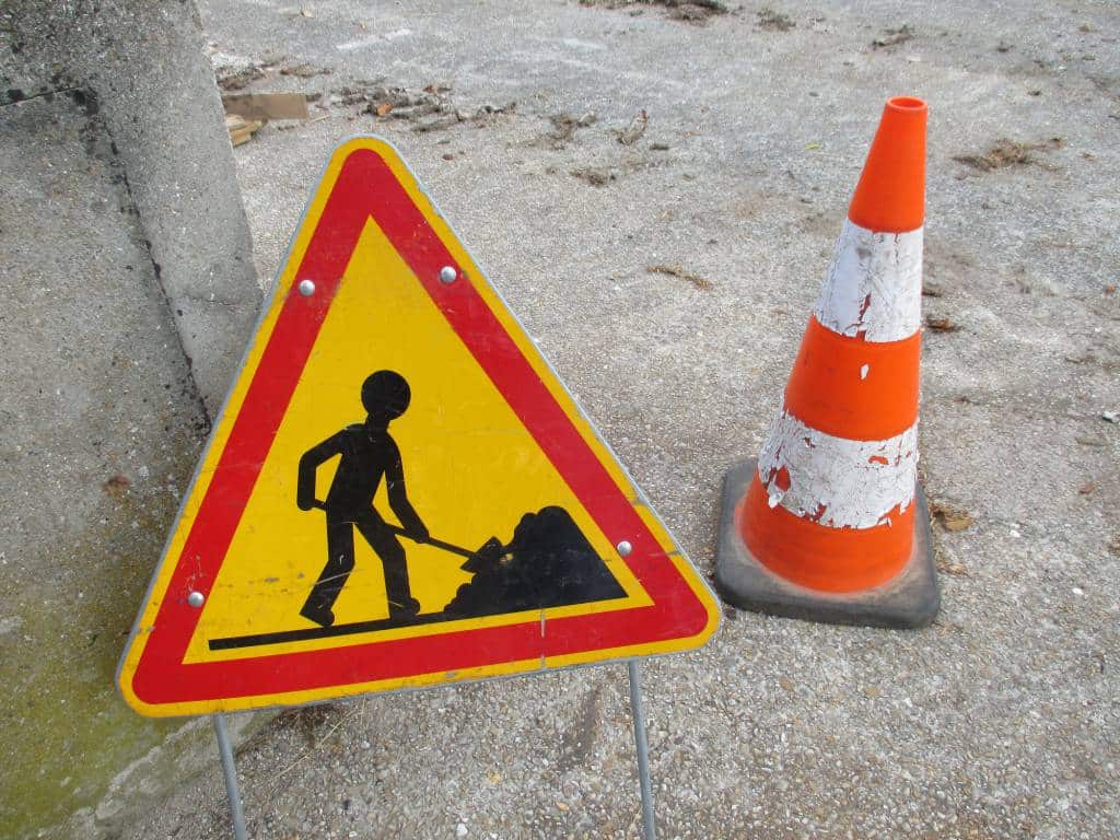 panneau chantier signalétique