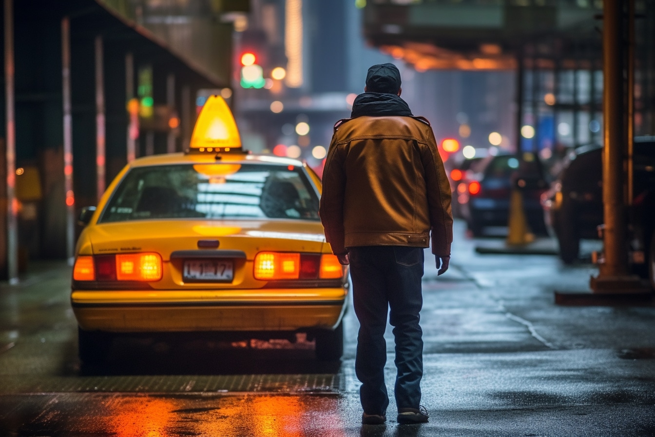 Casquette Plate En Lin Noir - Style Rétro Britannique - Taille 56-59 Cm - Pour Homme